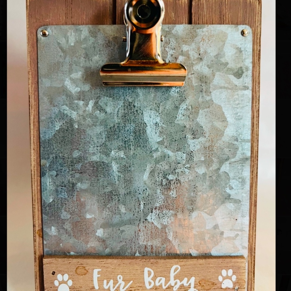 Fur Baby Farmhouse Picture Holder Frame - Picture 7 of 7